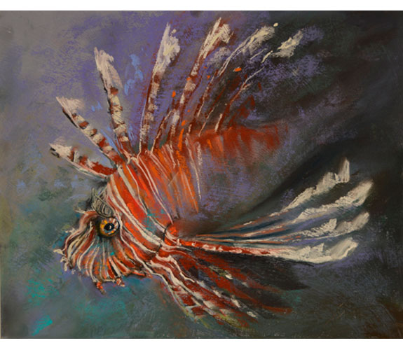 Judith Smith- "Sulawesi Sirens: Turkey Lionfish"